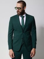 Ανδρικό Κοστούμι Με Γιλέκο MONOAS 2029 Πράσινο - Image 2