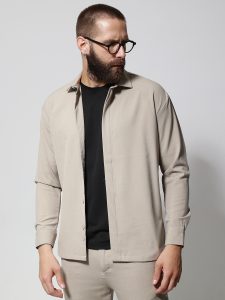 Ανδρικό Over Πουκάμισο JORDAN 2705 Stone