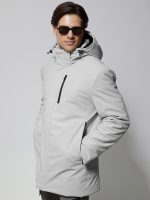 Ανδρικό Μπουφάν Με Κουκούλα SONNY 2274 Off White