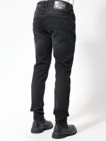 Ανδρικό Jean Ξεβαμμένο Παντελόνι OREGON 6281 Μαύρο - Image 4