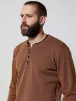 Ανδρική Μπλούζα Long Sleeve HENRY 206097 Camel - Image 2