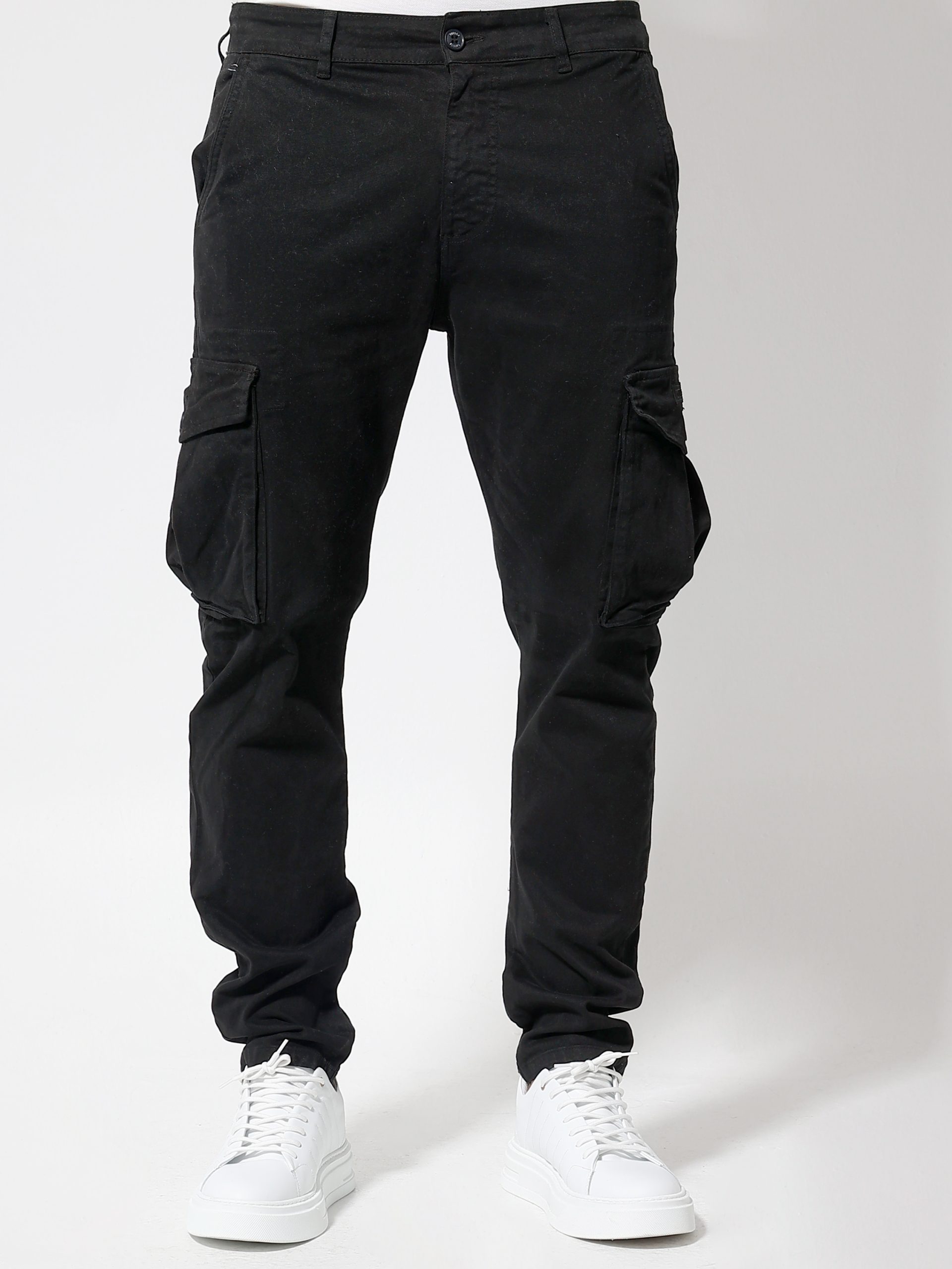 3096 Ανδρικό Παντελόνι Cargo 6171 Μαύρο - Image 1