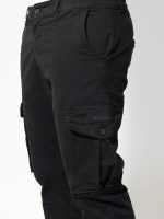 Ανδρικό Παντελόνι Cargo 6171 Μαύρο - Image 4
