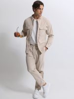 Ανδρικό Over Πουκάμισο QUINN 2716 Light Beige - Image 2