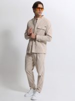 Ανδρικό Over Πουκάμισο QUINN 2716 Light Beige - Image 5