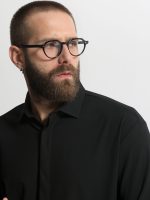 Ανδρικό Over Πουκάμισο JORDAN 2705 Μαύρο - Image 4