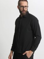 Ανδρικό Over Πουκάμισο JORDAN 2705 Μαύρο - Image 3