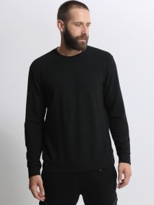 Ανδρική Μπλούζα Μακρυμάνικη NOAH 206074 Μαύρο