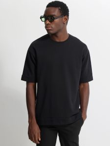 Ανδρικό Κοντομάνικο Μπλουζάκι ANGELO 270-331 Μαύρο