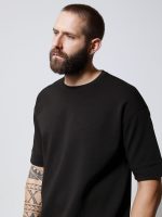 Ανδρική Μπλούζα Κοντομάνικη DIEGO 207094 Μαύρο - Image 2