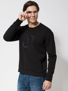 Ανδρική Μπλούζα Μακρυμάνικη AIDEN 206106 Μαύρο