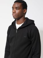 Oversize Ζακέτα Hoddie Με Κουκούλα JUAN 33-2686 Μαύρο - Image 3