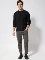 Ανδρική Μπλούζα 3/4 Μανίκι CARLOS 207095 Μαύρο - Image 3