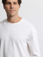Ανδρική Μπλούζα 3/4 Μανίκι CARLOS 207096 Λευκό - Image 2