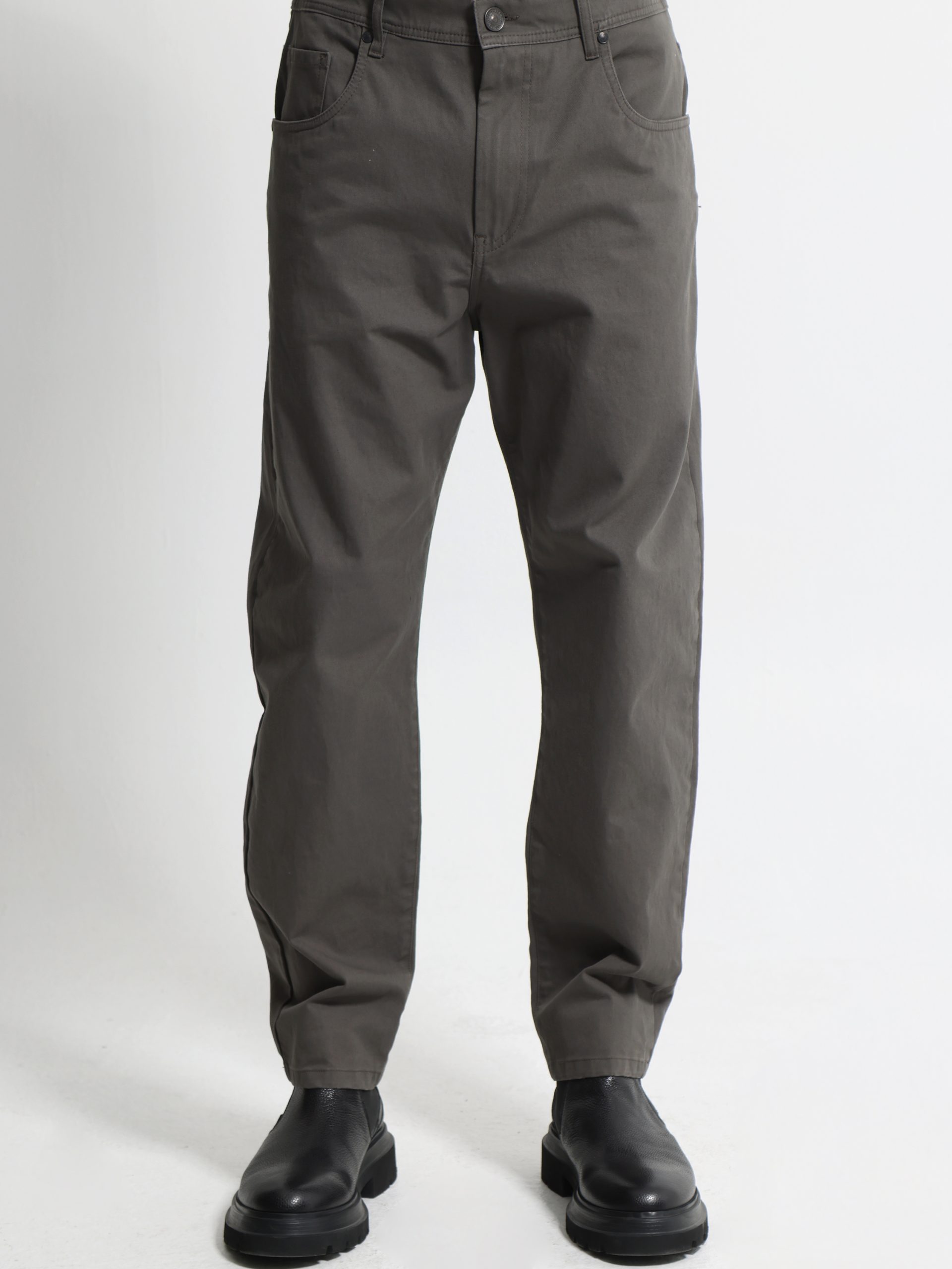 under1517 Ανδρικό Παντελόνι Λάστιχο στη Μέση ELLIOT 210-973 Χακί - Image 1