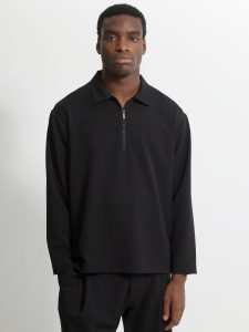 Ανδρική Μπλούζα Με Φερμουάρ CRUZ 270-963 Μαύρο