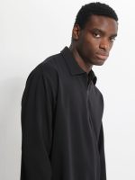 Ανδρική Μπλούζα Με Φερμουάρ CRUZ 270-963 Μαύρο - Image 4