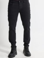 Ανδρικό Jean Παντελόνι Πεντάτσεπο 34-418 Μαύρο - Image 2