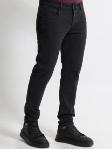 Ανδρικό Jean Παντελόνι Πεντάτσεπο 34-418 Μαύρο