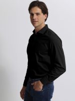 Ανδρικό Πουκάμισο CUSSIUS 33-7522 Μαύρο Slim-fit - Image 3