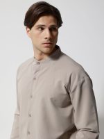 Ανδρικό Over Πουκάμισο LANE 2707 Espresso - Image 3