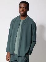 Ανδρικό Πουκάμισο με Ιδιαίτερο Γιακά FRANCO 250-971 Πράσινο - Image 3