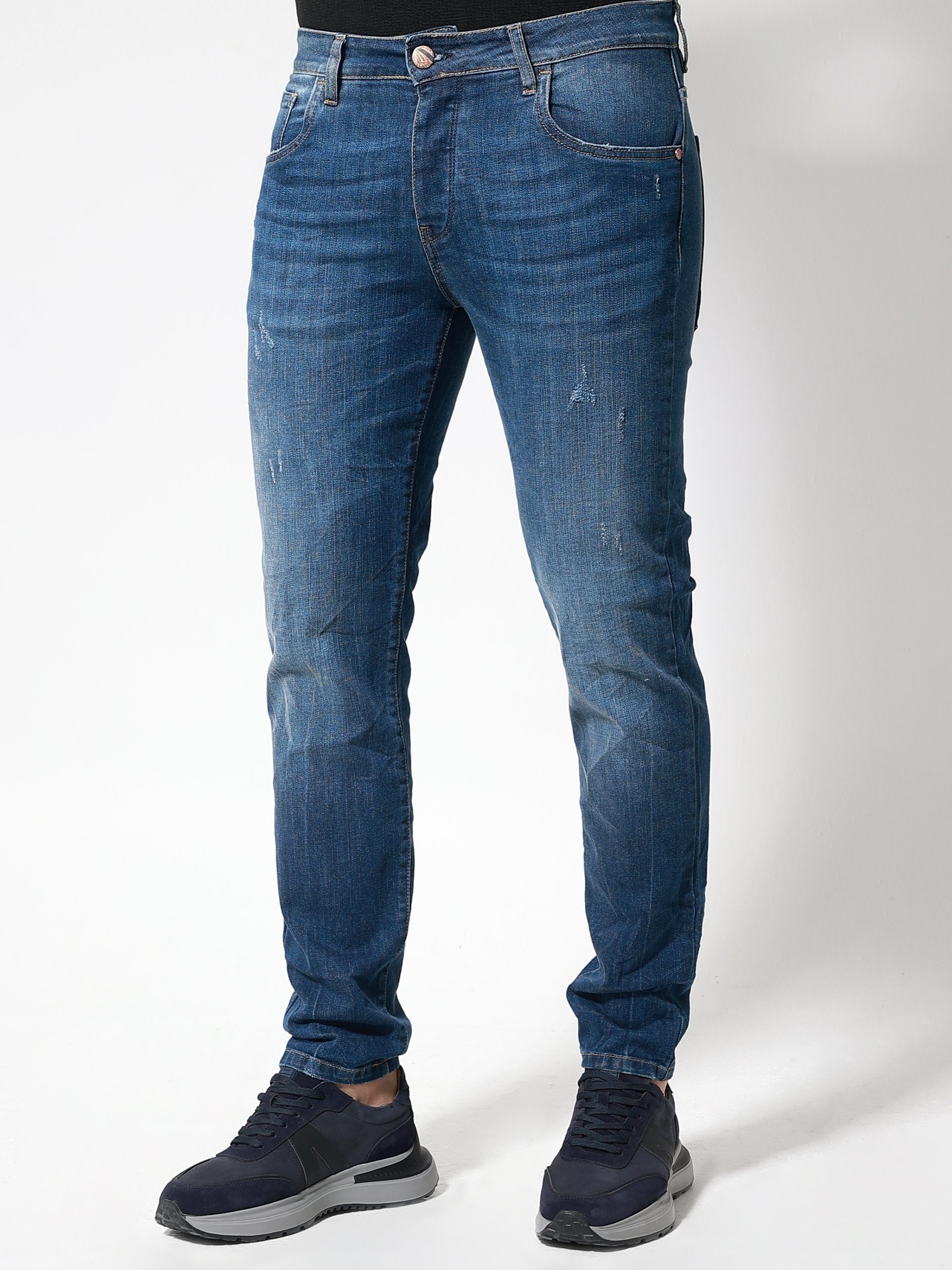 2992 Ανδρικό Παντελόνι Jean OREGON 33-1-6276 Blue - Image 1