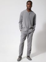 Ανδρικό Πουκάμισο με Ιδιαίτερο Γιακά FRANCO 250-971 Γκρι