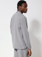 Ανδρικό Πουκάμισο με Ιδιαίτερο Γιακά FRANCO 250-971 Γκρι - Image 4