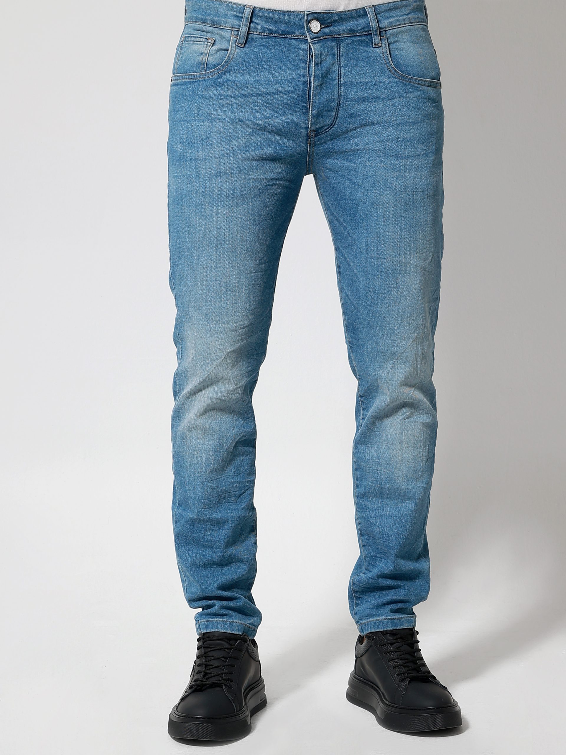 3212 Ανδρικό Παντελόνι Jean OREGON 33-1-6279 Blue - Image 1