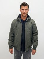 Ανδρικό Jacket Μπουφάν Με Κουκούλα 34-219 Χακί - Image 2