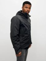 Ανδρικό Jacket Μπουφάν Με Κουκούλα 34-218 Μαύρο