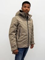 Ανδρικό Jacket Μπουφάν Με Κουκούλα 34-218 Μπεζ - Image 2