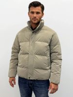 Ανδρικό Κοντό Puffer Jacket Μπουφάν 34-222 Μπεζ - Image 2