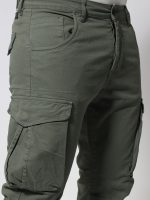 Ανδρικό Παντελόνι Cargo Με Λάστιχο 34-419 Χακί - Image 2